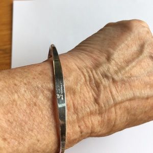 “Libby” engraved 925 Silver bracelet